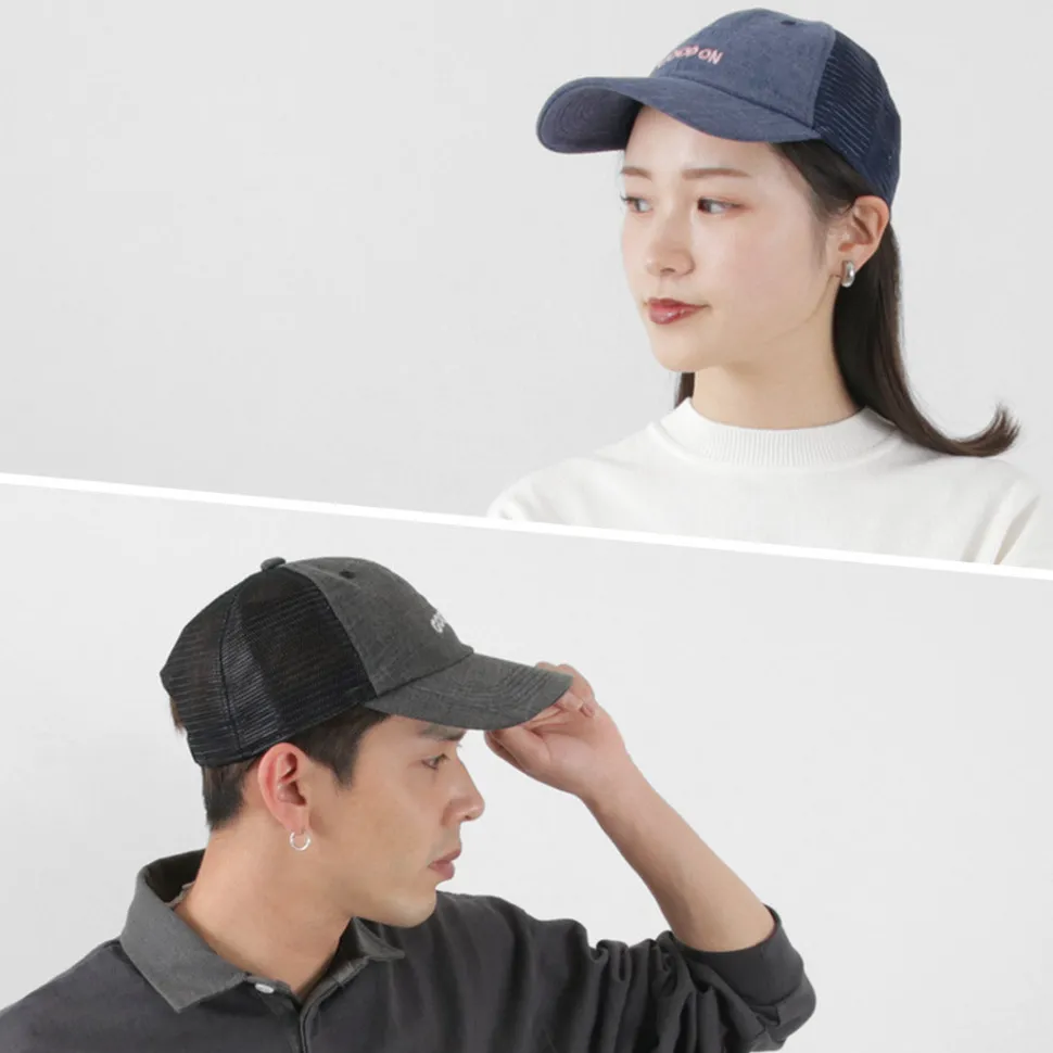 GOOD ON / TEE mesh cap GOOD ON embroidery