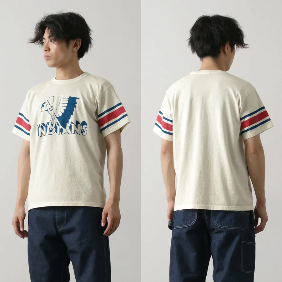 GOOD ON / Vintage Sleeve Indian S/S T-Shirt
