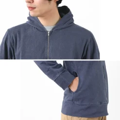 GOOD ON / Zip Tee Parka Pigment Dye