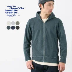 GOOD ON / Zip Tee Parka Pigment Dye