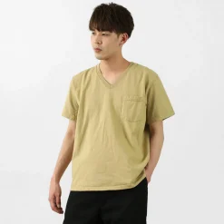 GOODWEAR / Coded short sleeve V-neck pocket T-shirt