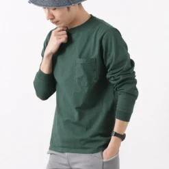 GOODWEAR / Crew Neck Pocket T-Shirt Long Sleeve