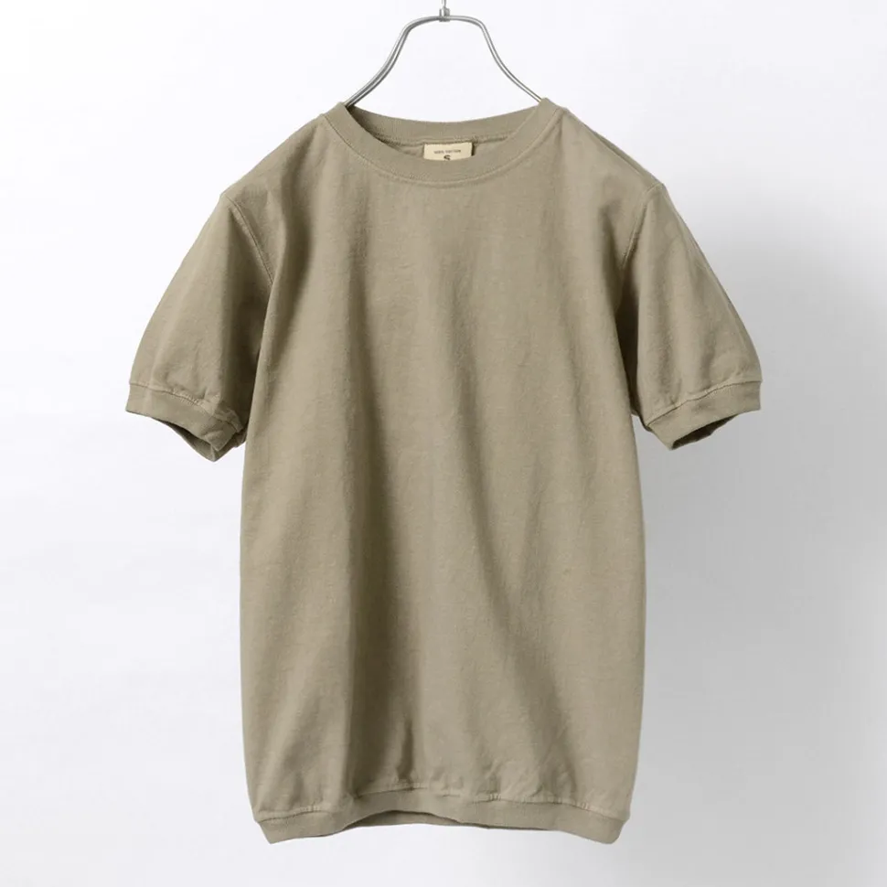 GOODWEAR / Crew Neck Short Sleeve T-Shirt Cuff and Hem Rib