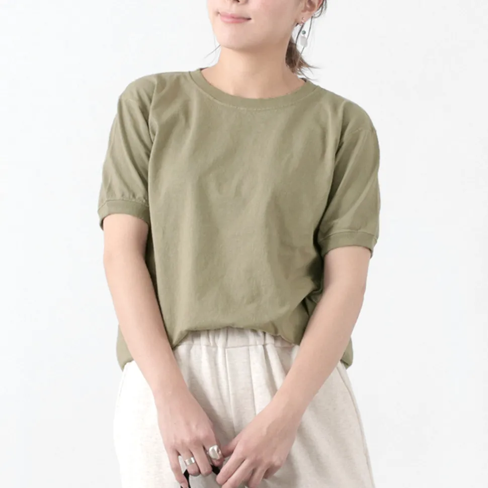 GOODWEAR / Crew Neck Short Sleeve T-Shirt Cuff and Hem Rib