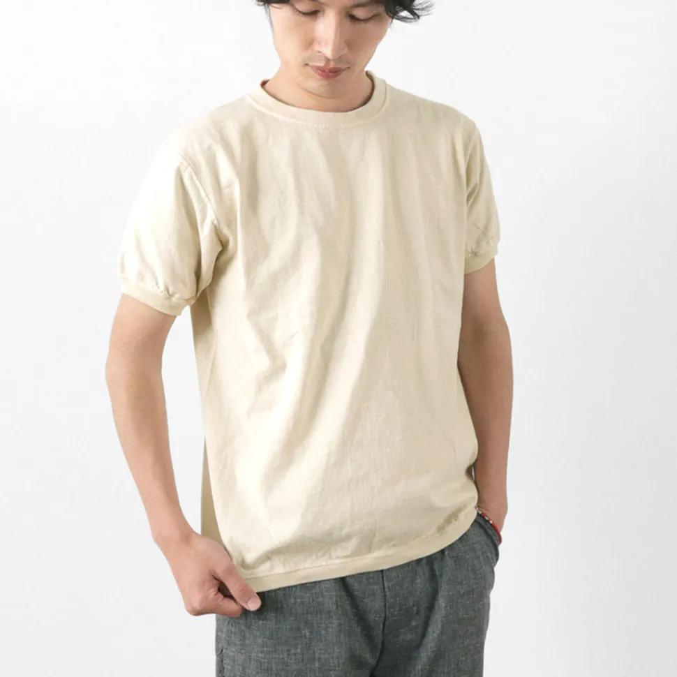 GOODWEAR / Crew Neck Short Sleeve T-Shirt Cuff and Hem Rib