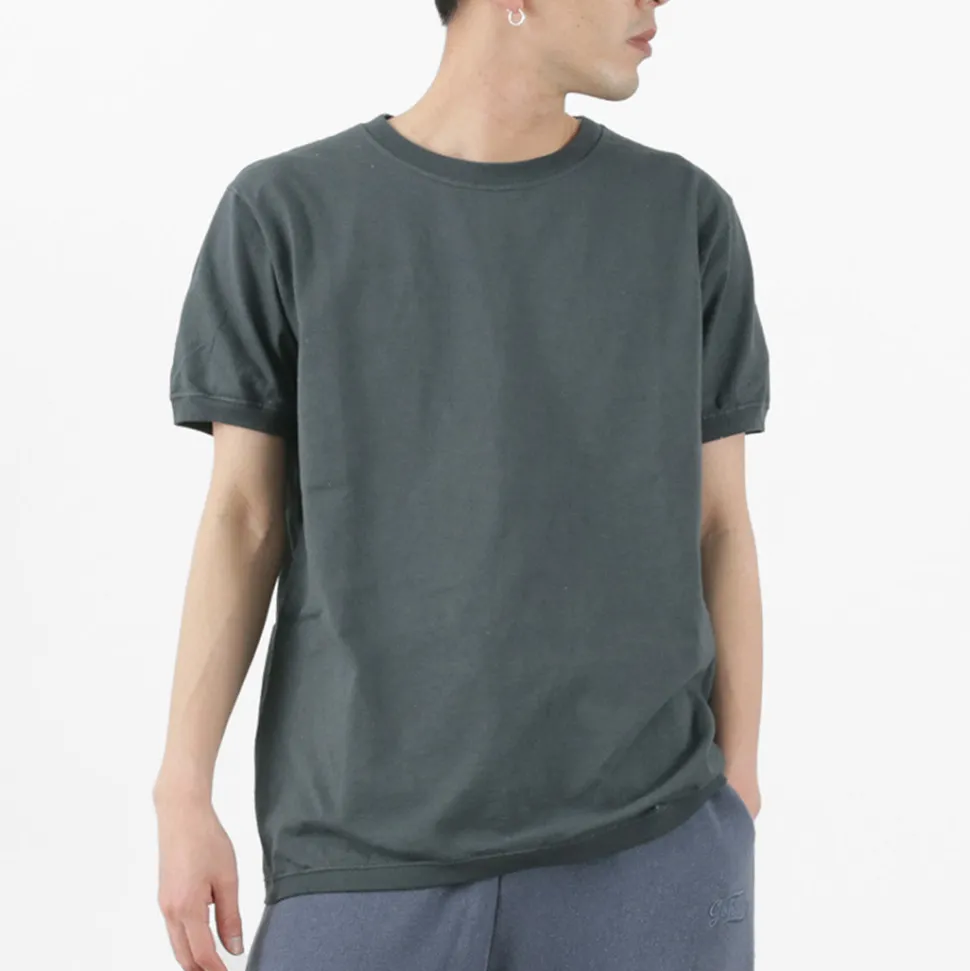 GOODWEAR / Crew Neck Short Sleeve T-Shirt Cuff and Hem Rib