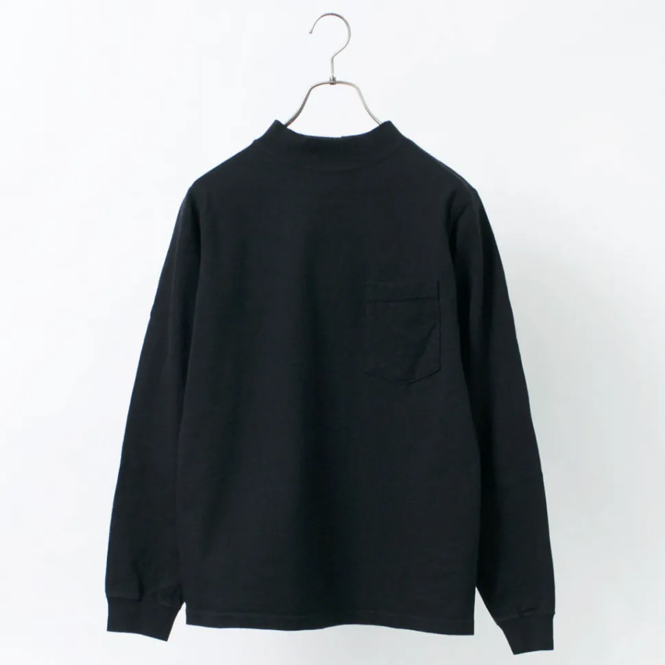 GOODWEAR / Long Sleeve Mock Neck Pocket T-Shirt