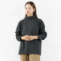 GOODWEAR / Long Sleeve Turtle Neck Pocket Tee