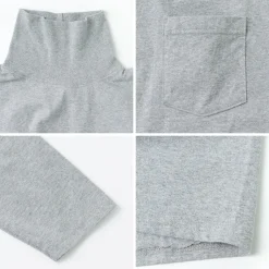 GOODWEAR / Long Sleeve Turtle Neck Pocket Tee