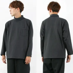 GOODWEAR / Long Sleeve Turtle Neck Pocket Tee