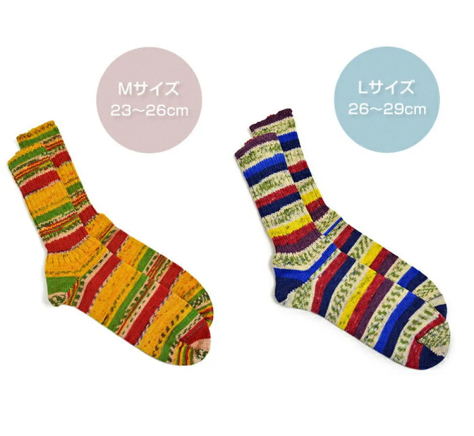 GRANGE CRAFT / Fair Isle Wool Socks
