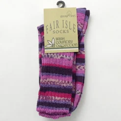 GRANGE CRAFT / Fair Isle Wool Socks