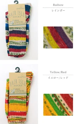 GRANGE CRAFT / Fair Isle Wool Socks