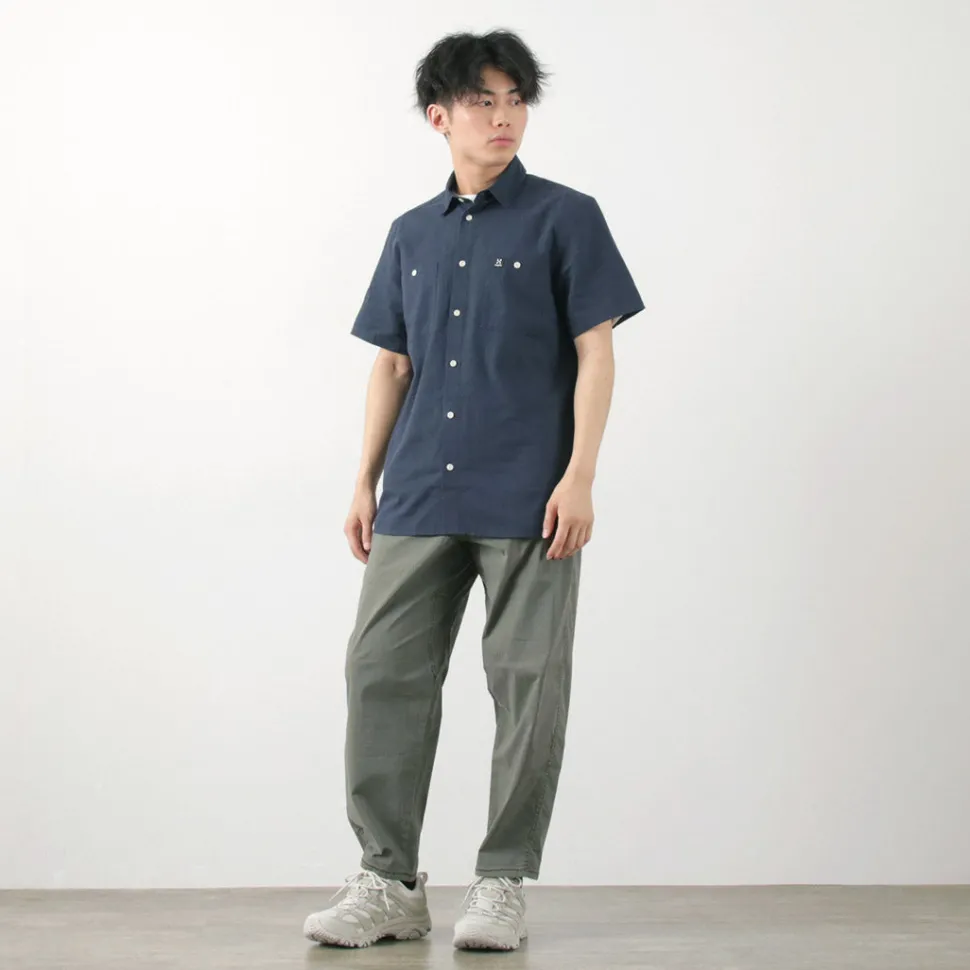 HAGLOFS / Curious Hemp Short Sleeve Shirt