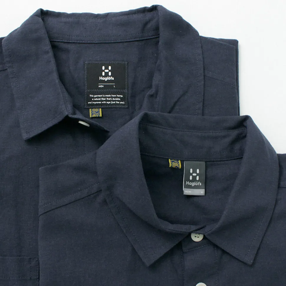 HAGLOFS / Curious Hemp Short Sleeve Shirt