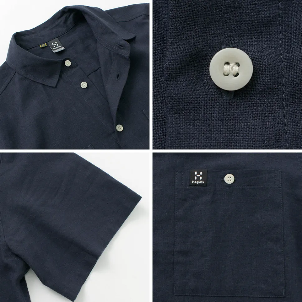 HAGLOFS / Curious Hemp Short Sleeve Shirt
