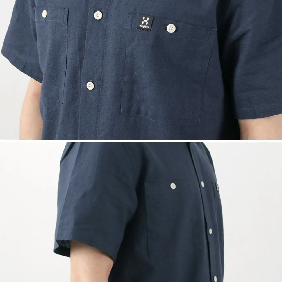 HAGLOFS / Curious Hemp Short Sleeve Shirt
