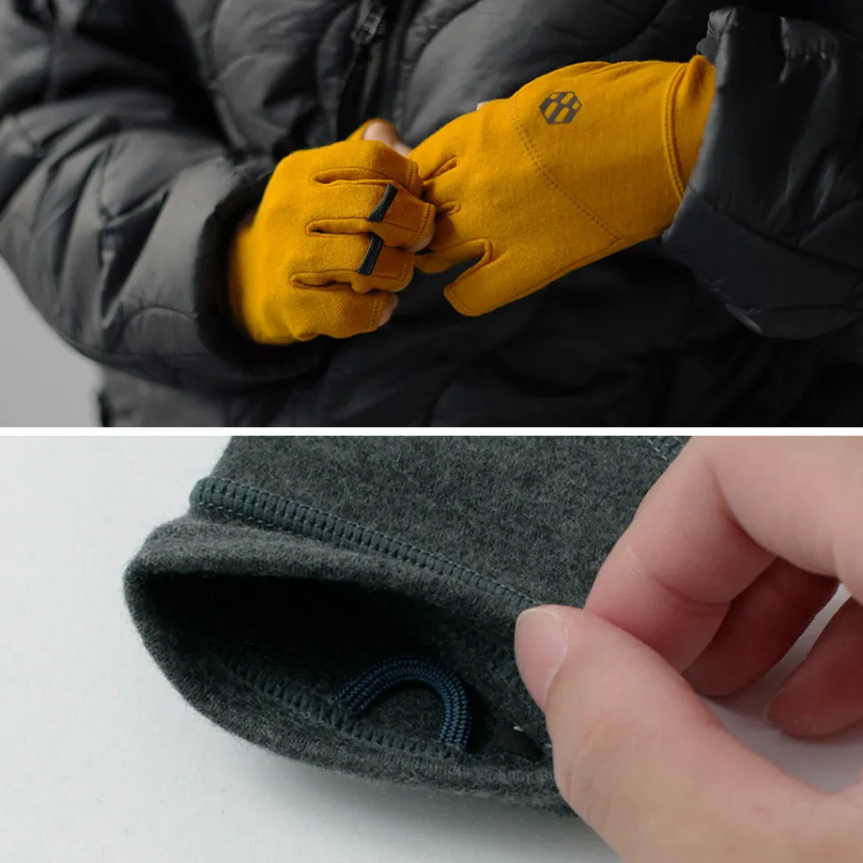 HANDSON GRIP / Hobo 1J First Joint Merino Wool Gloves