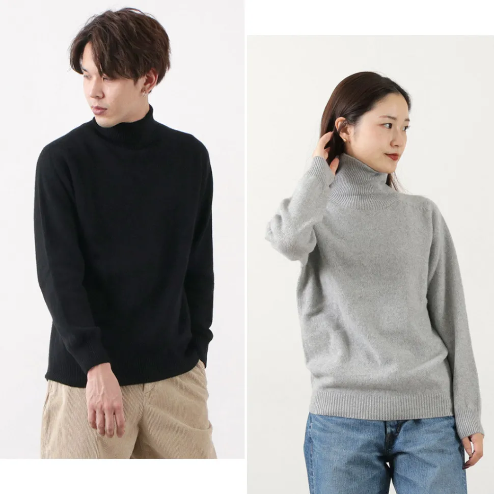 HARLEY OF SCOTLAND / Turtleneck Knit