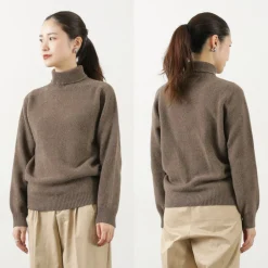 HARLEY OF SCOTLAND / Turtleneck Knit