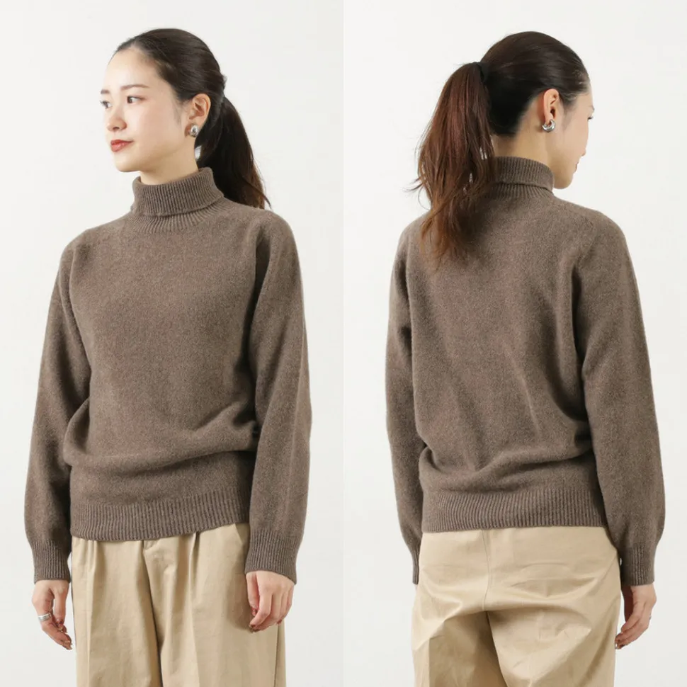 HARLEY OF SCOTLAND / Turtleneck Knit