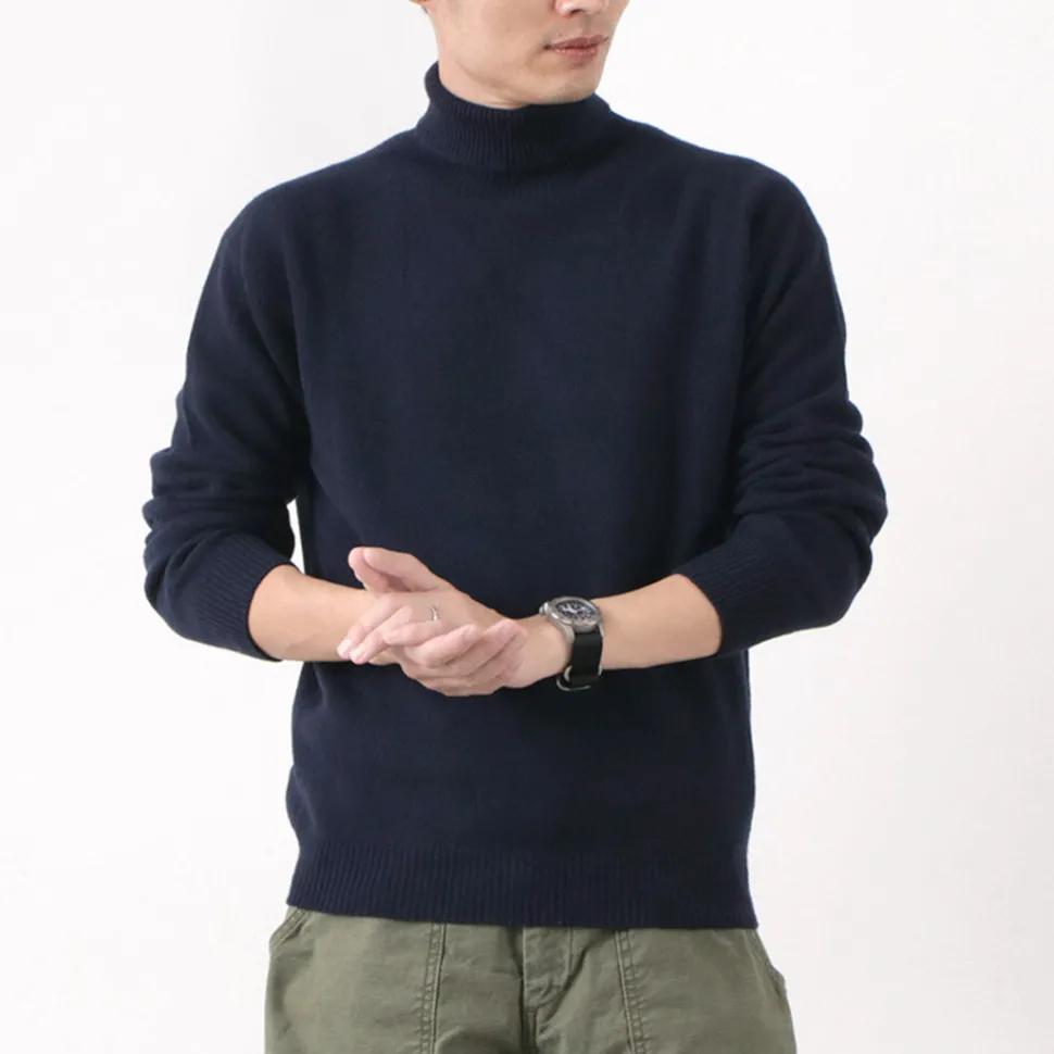 HARLEY OF SCOTLAND / Turtleneck Knit