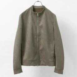 HARRISS / Knit Suede Double Zip Riders