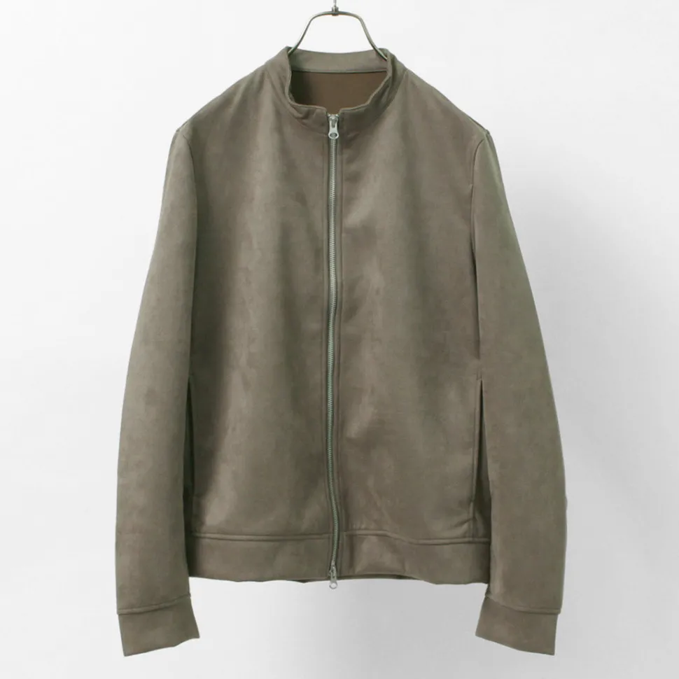 HARRISS / Knit Suede Double Zip Riders