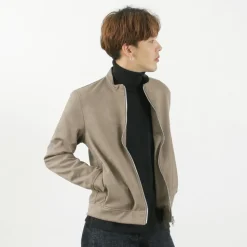 HARRISS / Knit Suede Double Zip Riders