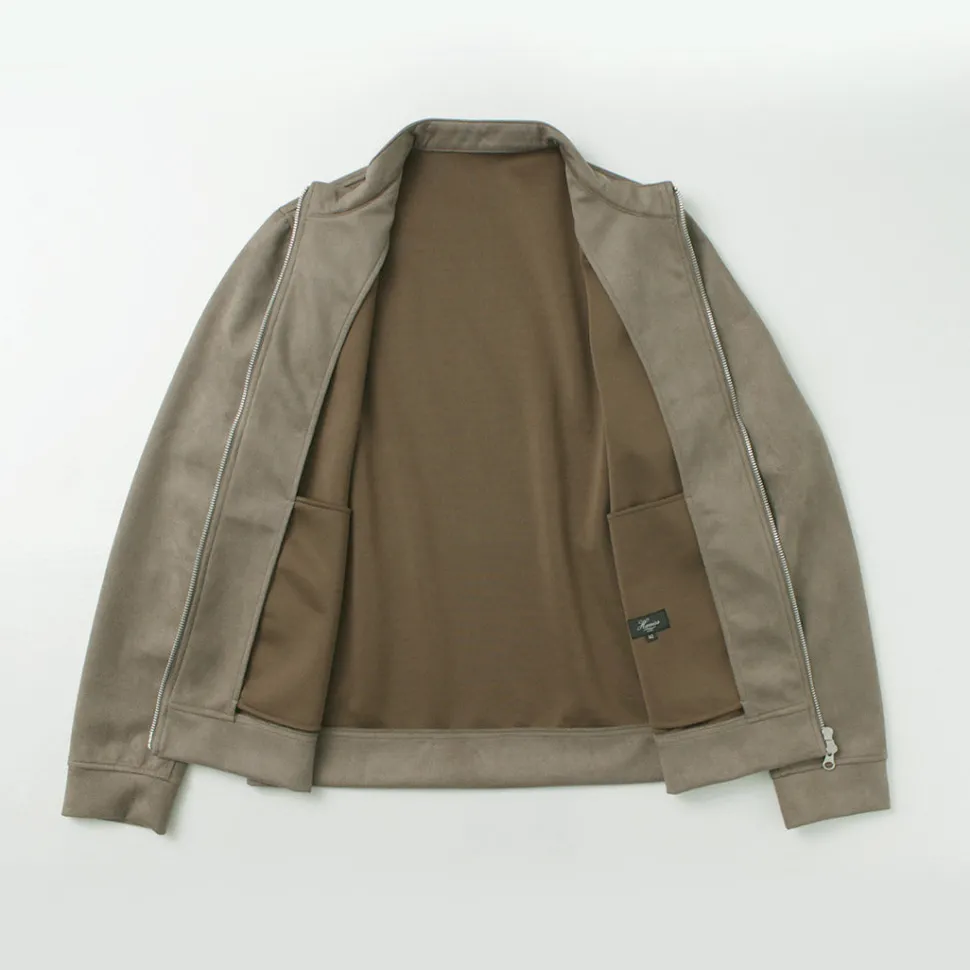 HARRISS / Knit Suede Double Zip Riders