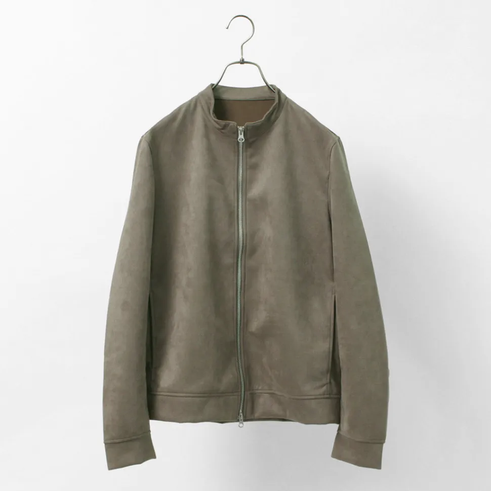 HARRISS / Knit Suede Double Zip Riders