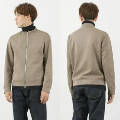 HARRISS / Knit Suede Double Zip Riders