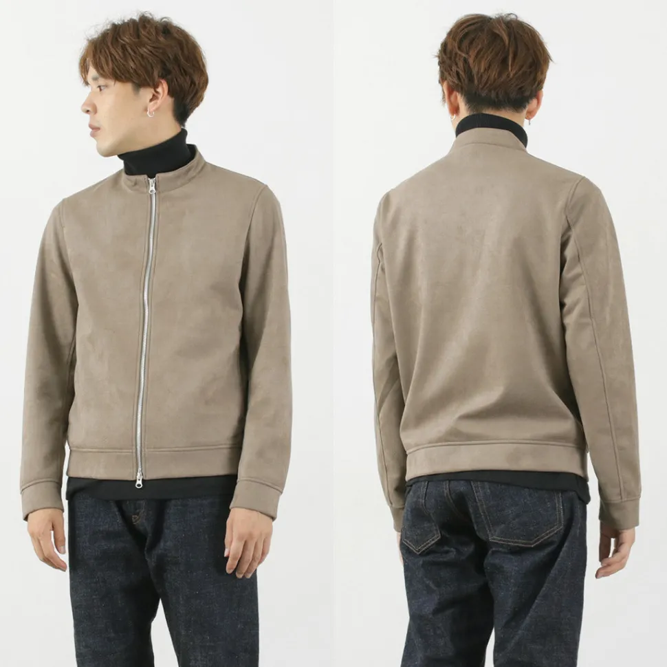 HARRISS / Knit Suede Double Zip Riders