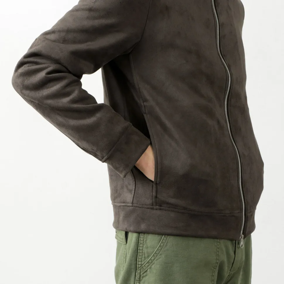 HARRISS / Knit Suede Double Zip Riders