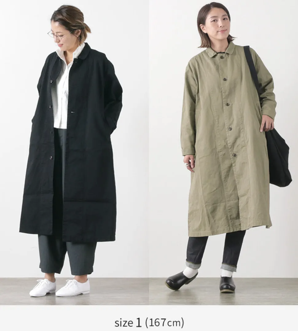 HARVESTY / Chino Cloth Overcoat