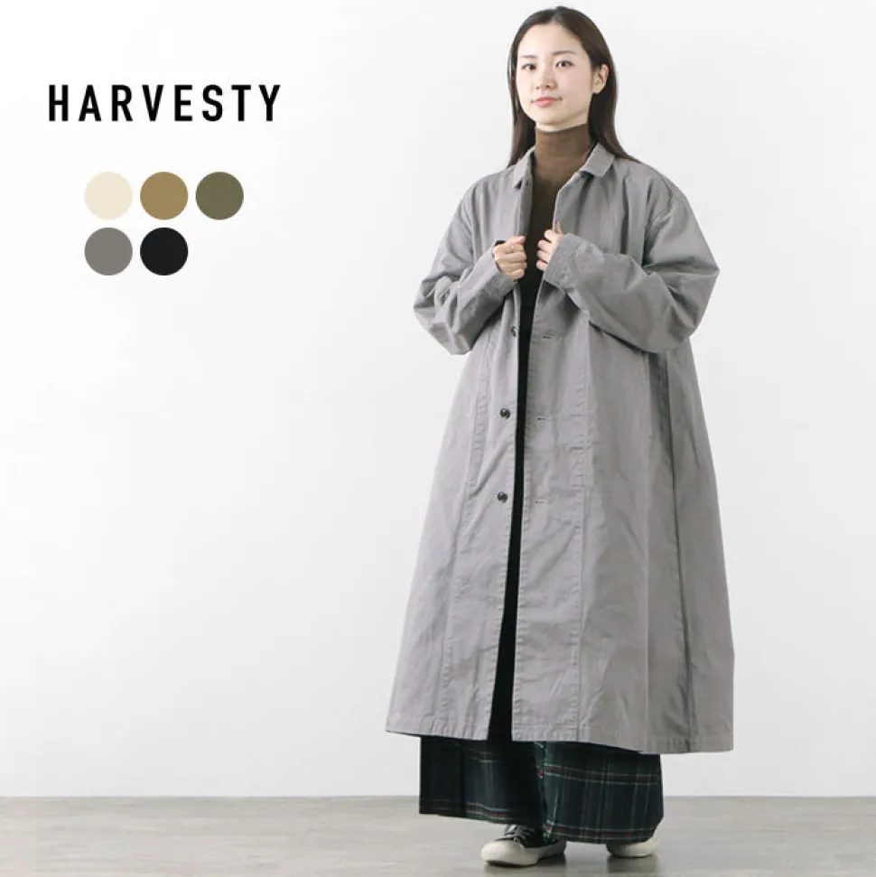 HARVESTY / Chino Cloth Overcoat