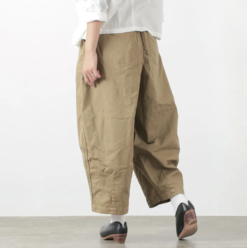 HARVESTY / Cotton Chino Circus Pants