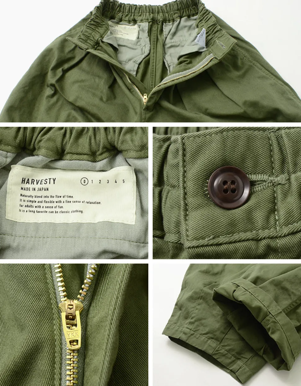 HARVESTY / Cotton Chino Circus Pants