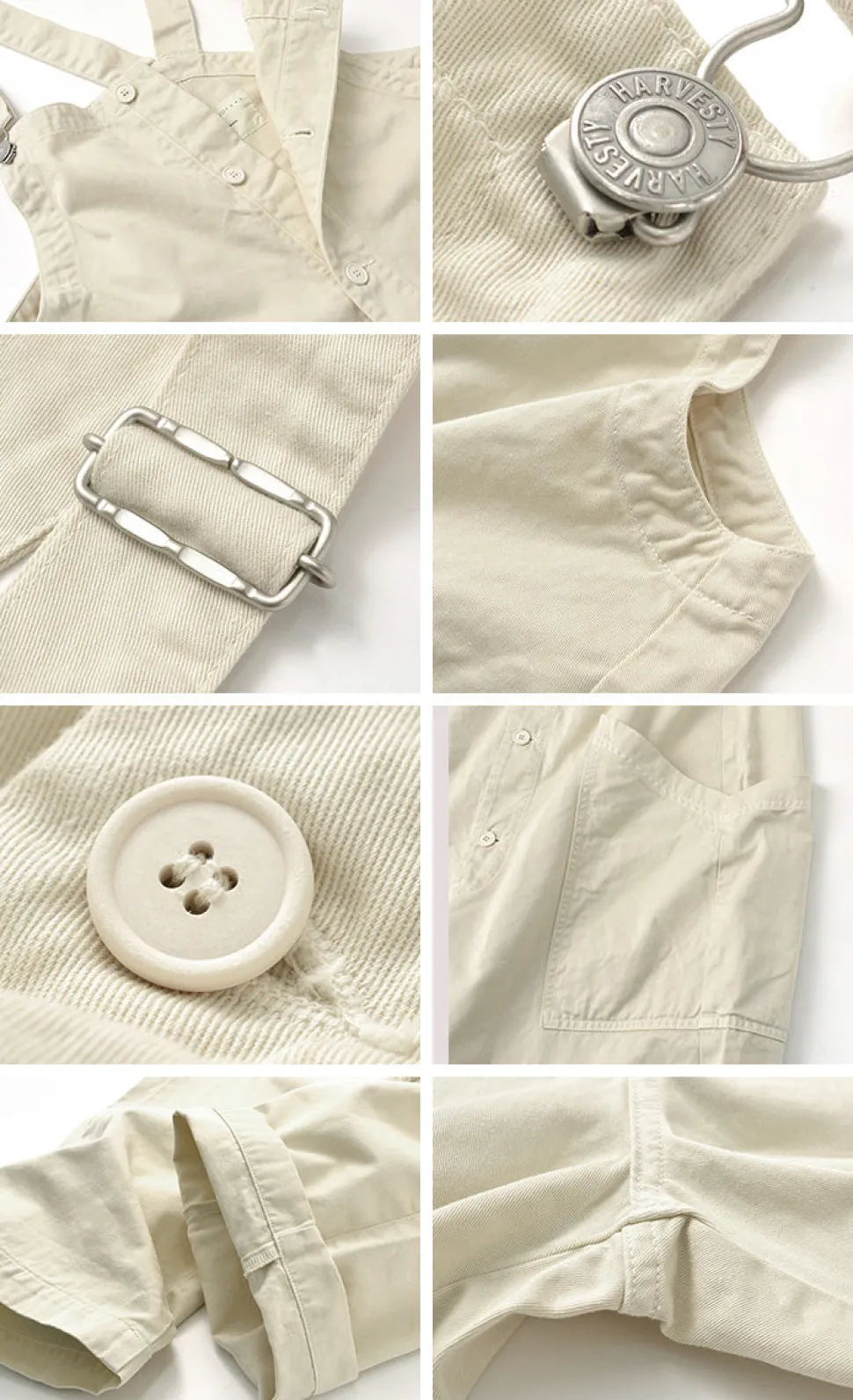 HARVESTY / Overalls / Chino Cross Dye