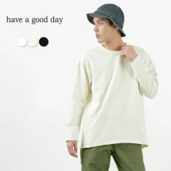 HAVE A GOOD DAY / Loose Long Sleeve T-Shirt