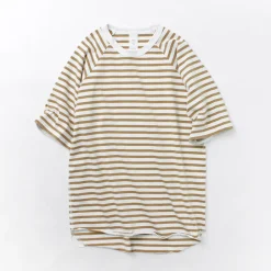 HAVE A GOOD DAY / Stripe Loose Short Sleeve T-Shirt