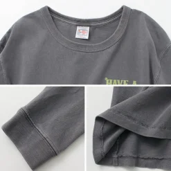 HAVE A GRATEFUL DAY / Tulip & Logo Long Sleeve T-shirt