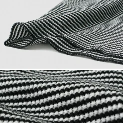 HEALTHKNIT / Basic Waffle Henley Neck Long Sleeve