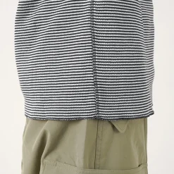 HEALTHKNIT / Basic Waffle Henley Neck Long Sleeve