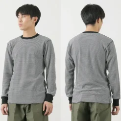 HEALTHKNIT / Basic Waffle Crew Neck Long Sleeve