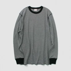 HEALTHKNIT / Basic Waffle Crew Neck Long Sleeve