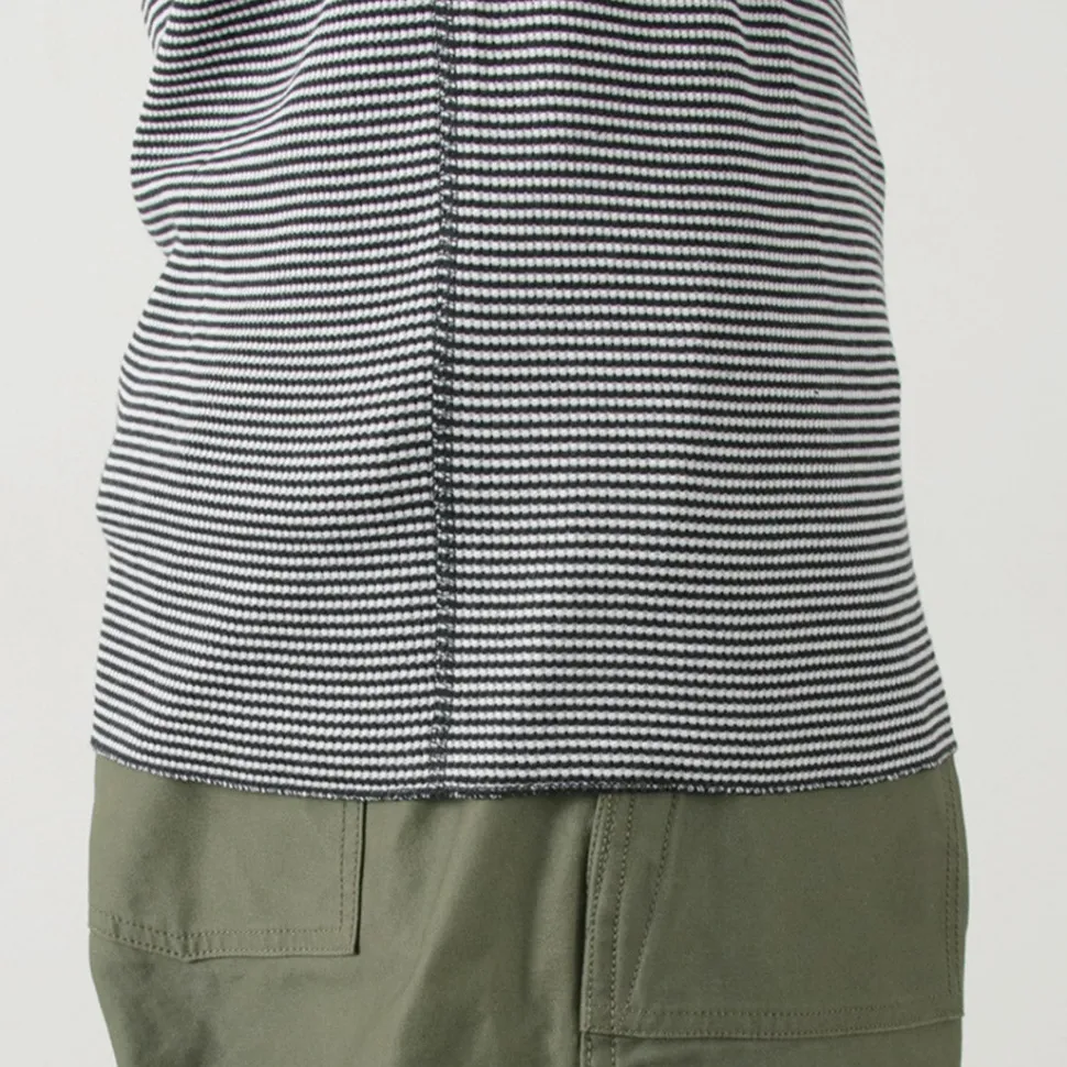 HEALTHKNIT / Basic Waffle Crew Neck Long Sleeve