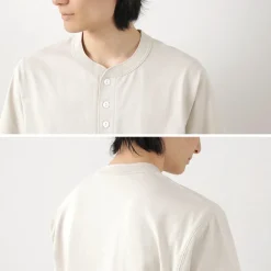 HEALTHKNIT / HEALTHKNIT x RAGHenry Neck T-shirt