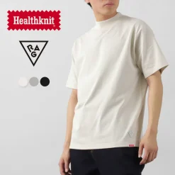 HEALTHKNIT / HEALTHKNIT×RAGMock Neck T-Shirt