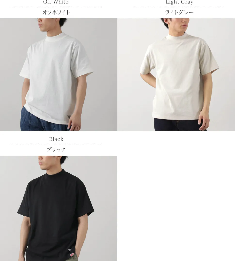 HEALTHKNIT / HEALTHKNIT×RAGMock Neck T-Shirt